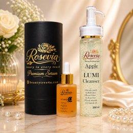 Apple Lumi Cleanser and Vitamin C Serum